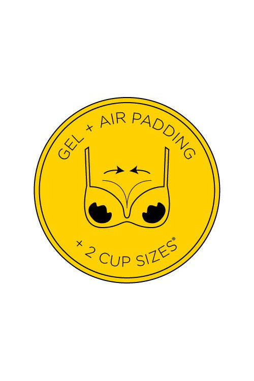 Кружевной бюстгальтер с двойным push-up W03XH Refined Glamour black