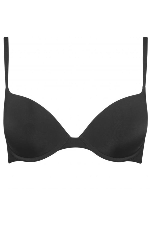 Формованный гладкий бюстгальтер push-up T-shirt black