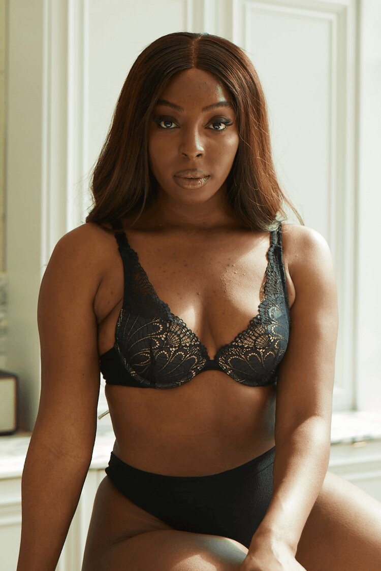 Бюстгальтер push-up W02LN Refined Glamour black