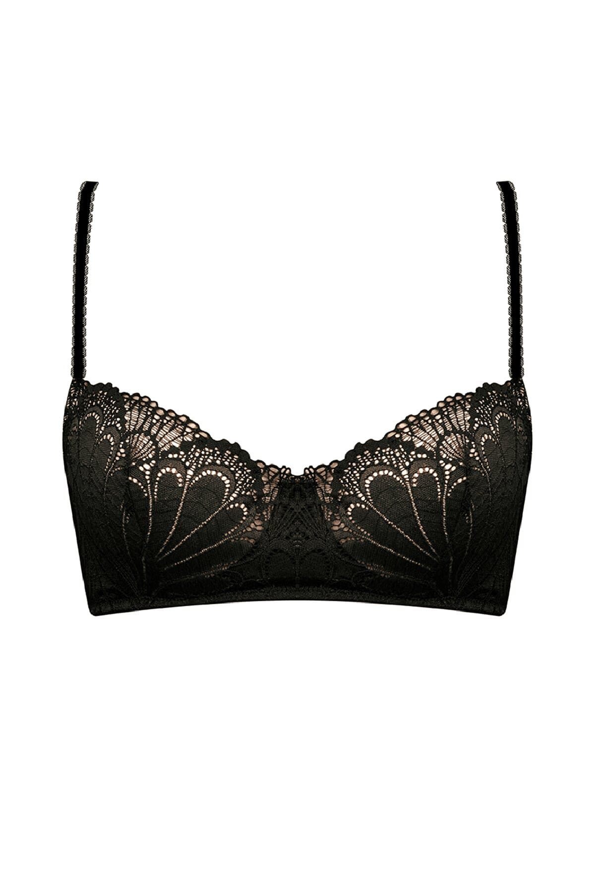 Бюстгальтер балконет push-up W031O Refined Glamour black