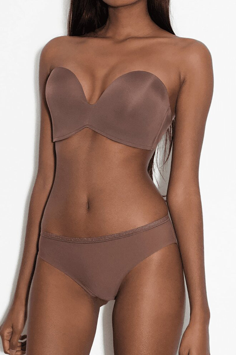 Бесшовные трусики слип W01OZ Ultimate Silhouette deep mocha