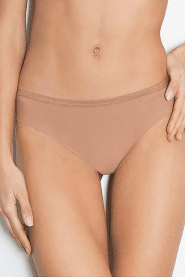 Бесшовные трусики слип W01OZ Ultimate Silhouette golden tan