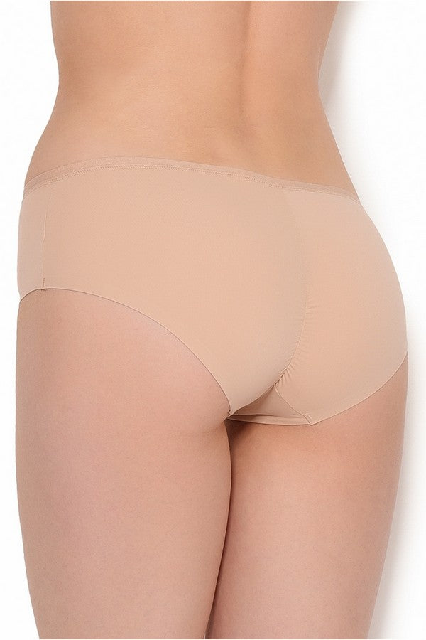 Гладкие шортики W01PG nude