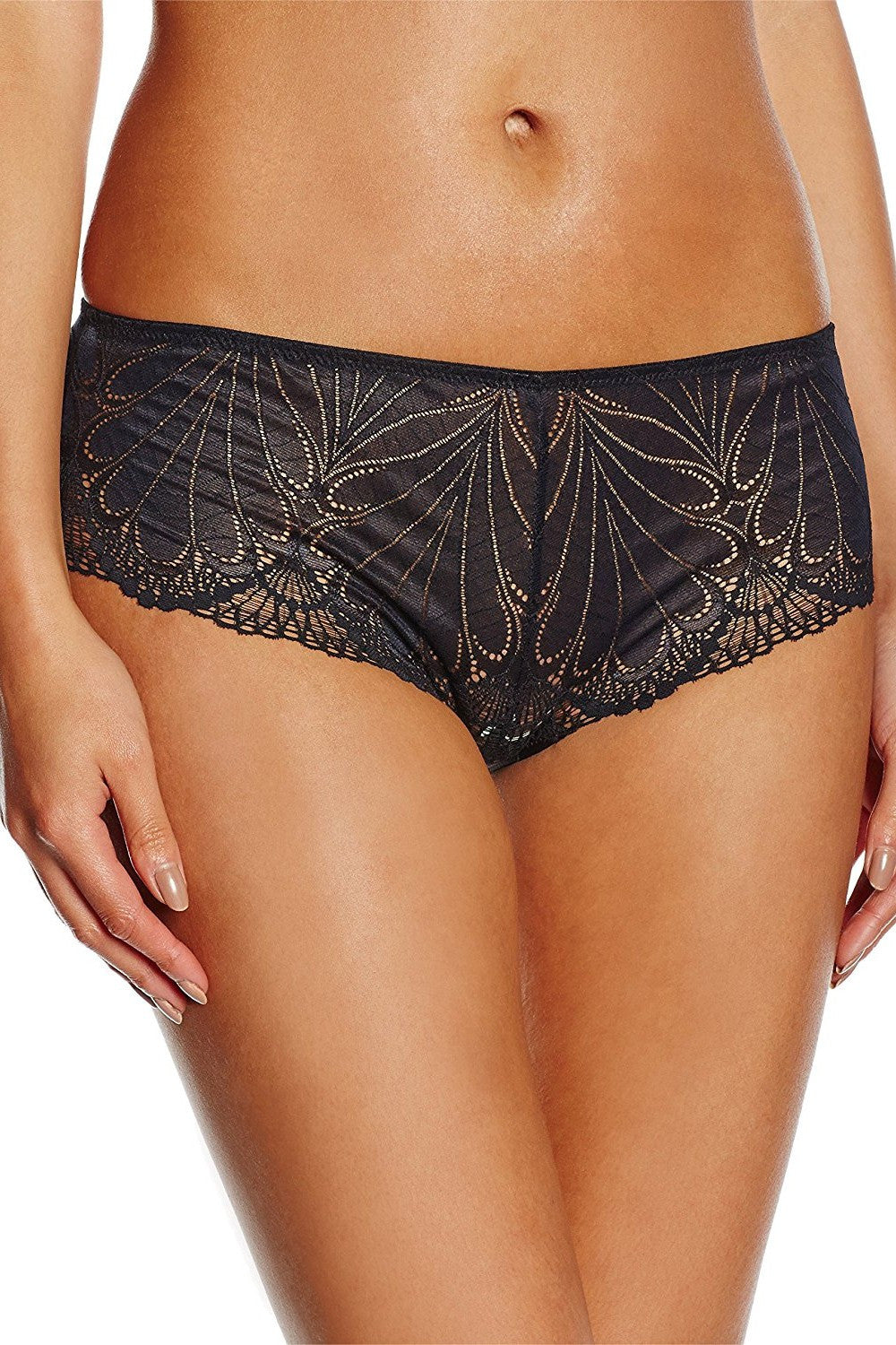 Кружевные шортики W031T Refined Glamour black