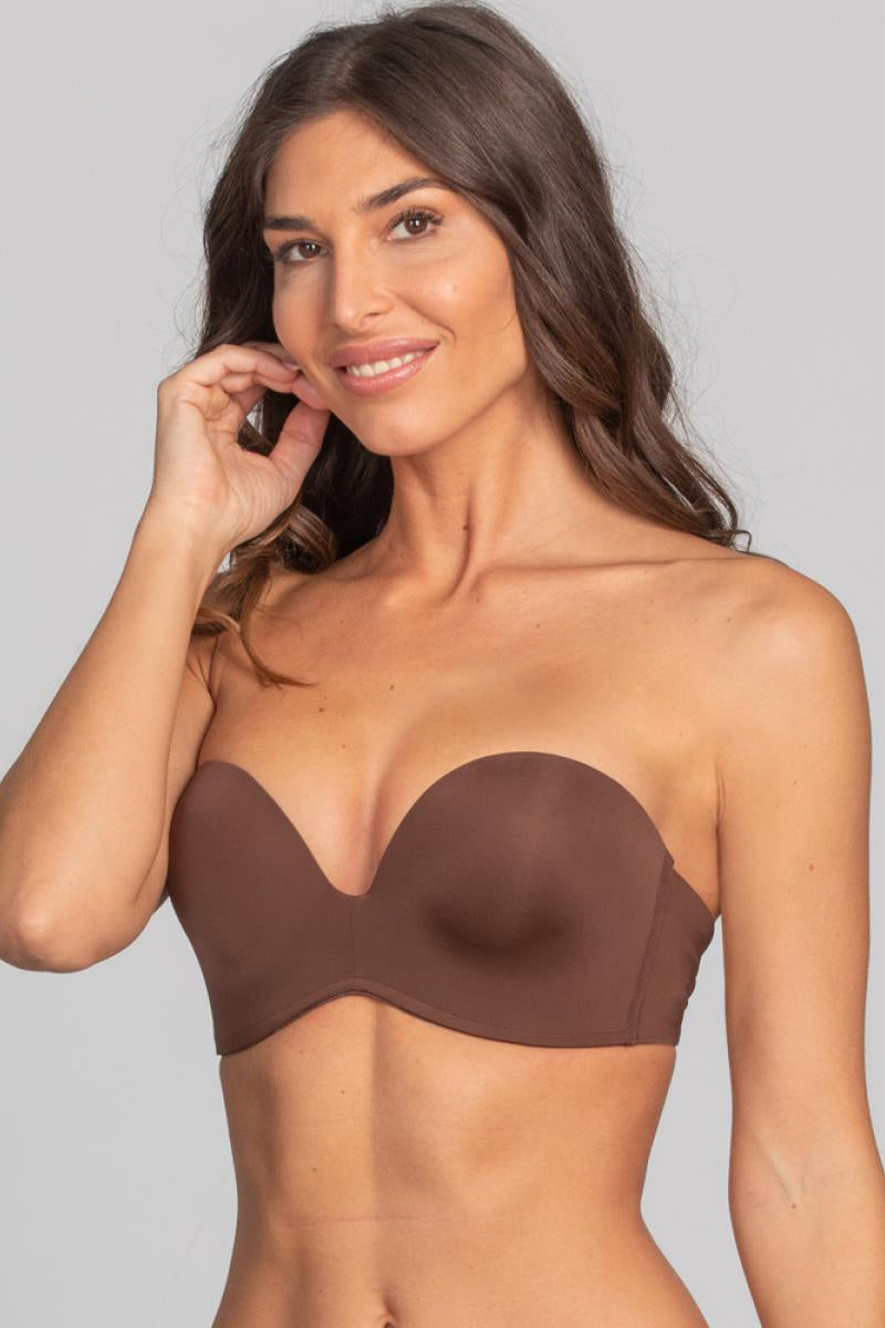 Бюстгальтер push up без бретелей W032D Ultimate Strapless deep mocha