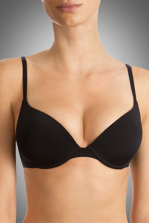 Формованный гладкий бюстгальтер push-up T-shirt black